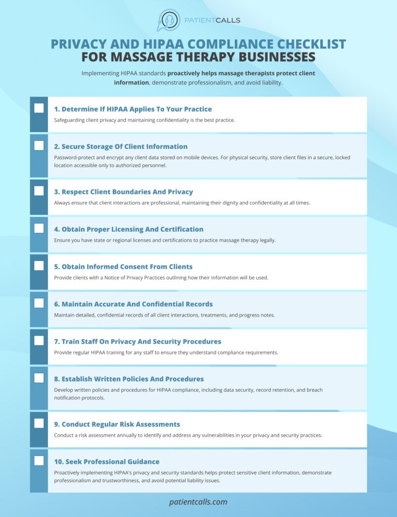 Hipaa For Massage Therapist