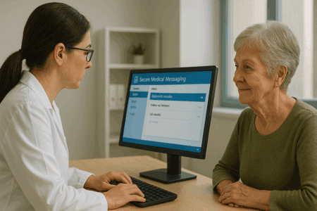 medical patient messaging system